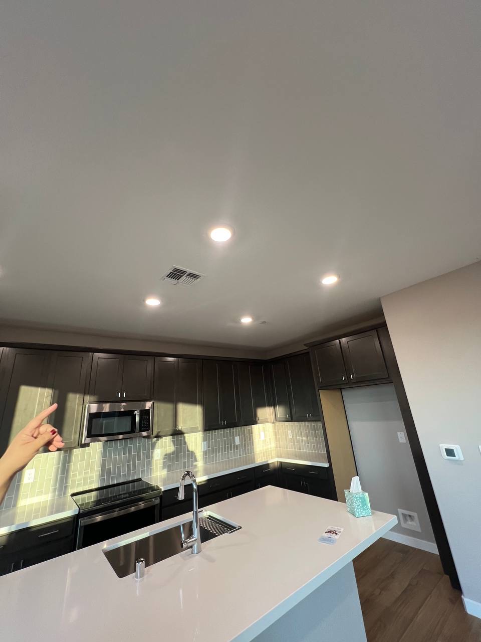 Ceiling fan and light fixture installation, and replacement of outdated lights with modern fixtures.